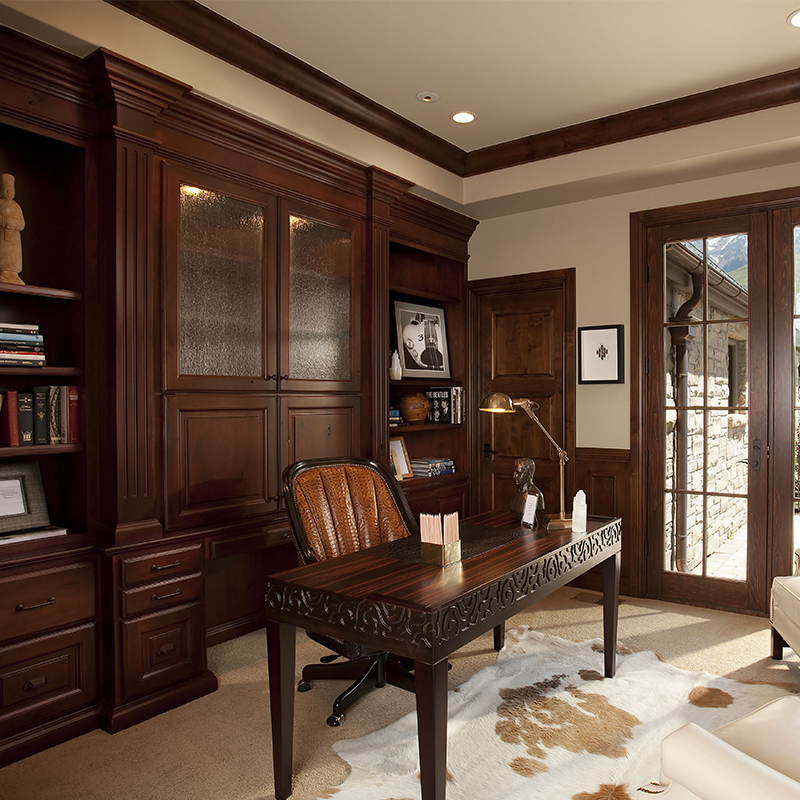 立灿美式实木护墙板装饰板墙裙原木烤漆墙板电视护墙板