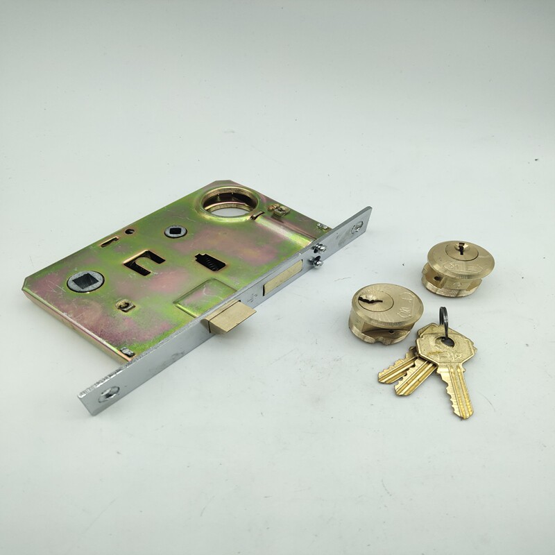 9472a2铁门水管进户门学校家用锁具老式丰收申士机械门锁