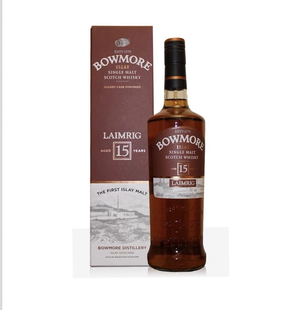 bowmorelaimrig波摩码头15年桶强第四版波摩苏苏格兰威士忌