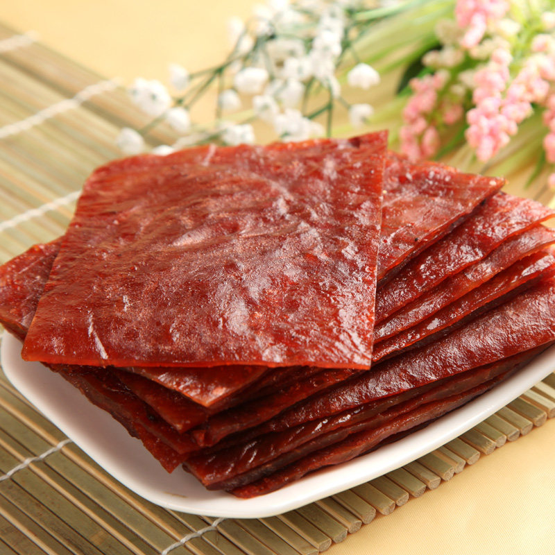 猪肉肉脯福建厨师原汁原味肉干18g80经典怀旧猪肉类