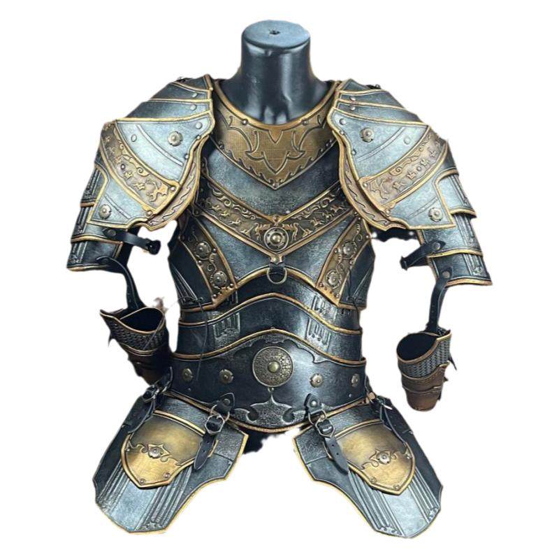 意大利代购warking手作复古中世纪皮革手绘盔甲盔甲