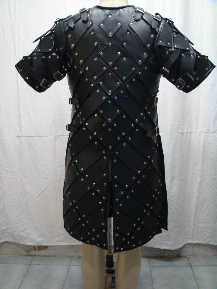 英国代购game手作黑色真皮权力游戏盔甲万圣节cosplay配件