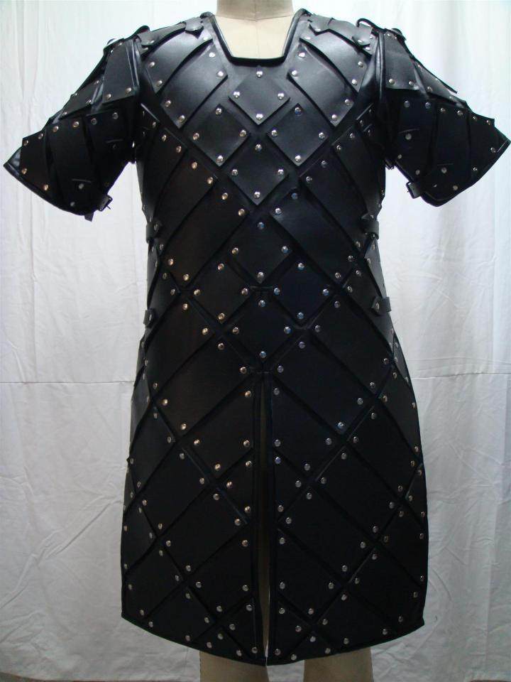 英国代购game手作黑色真皮权力游戏盔甲万圣节cosplay配件