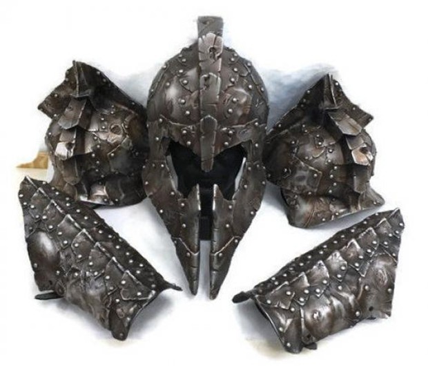英国代购elegant手作角色扮演复古中世纪恶魔盔甲铠甲服饰