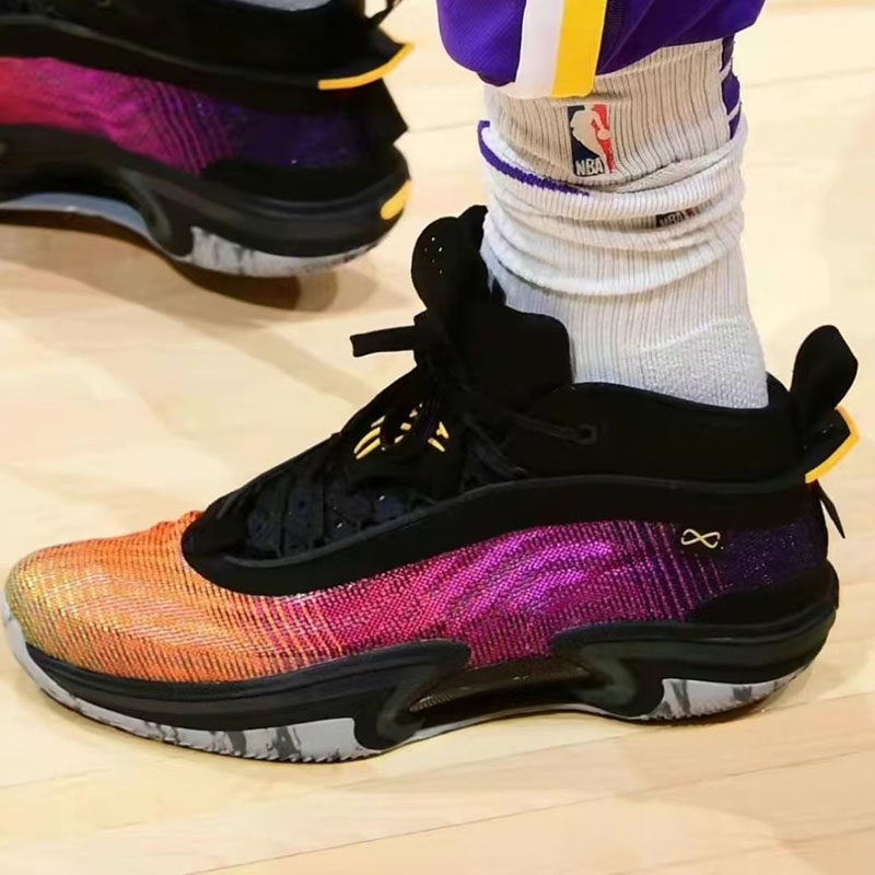 airjordanpfaj36紫橙日落国内版高实战篮球球鞋篮球鞋