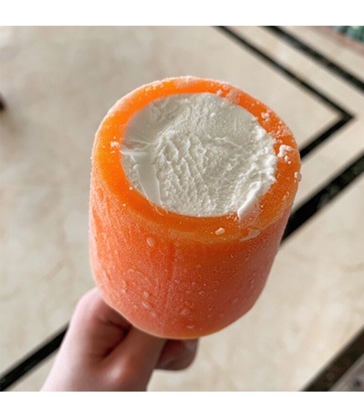奥雪大冰桶冰淇淋甜橙牛奶香橙口味网红雪糕冷饮冰淇淋
