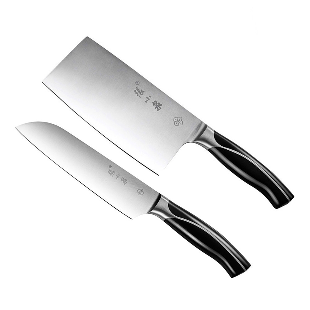 张小泉锐志五铬钼钒切片刀斩小厨套装菜刀家用全套厨房刀具