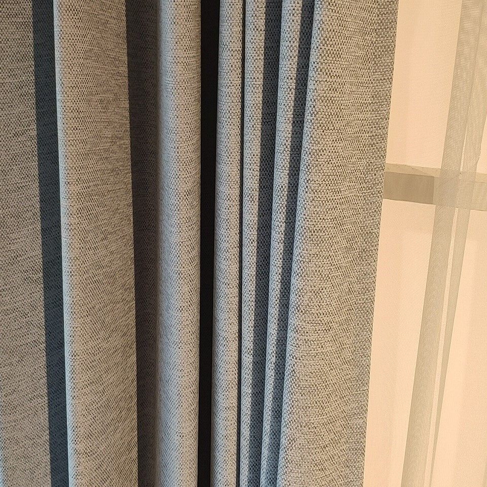 nitori宜得得利成品窗帘卧室客厅落地北欧日式成品窗帘