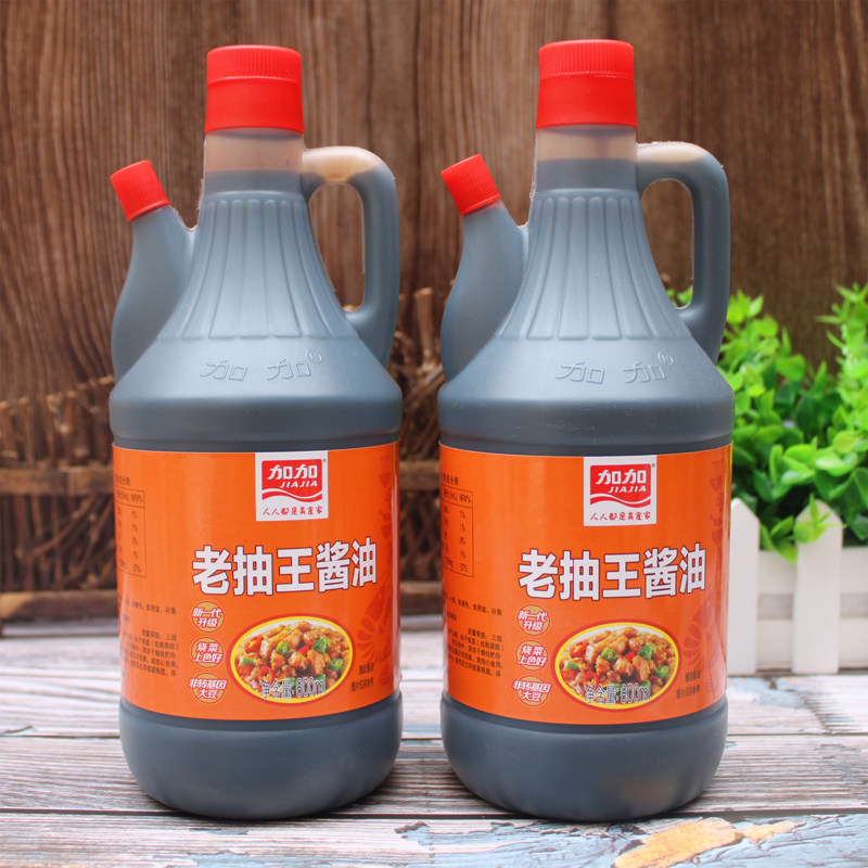 加加老抽王酱油800ml 厨房常备调味品 调味料 桶装 包邮 - 爱购网