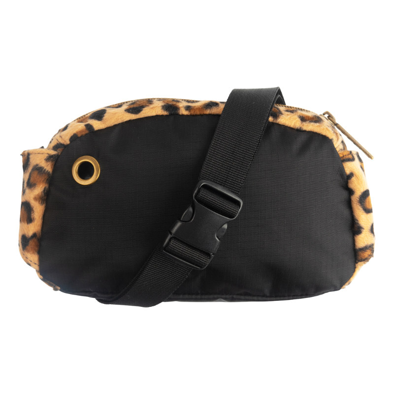 bumbag腰包豹纹包蹦迪包复古复古百搭小巧便携个性通用款女包