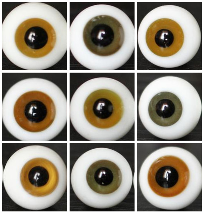 褐色眼珠bjd浅棕欧风真人仿真棕色4分娃娃bjd娃娃