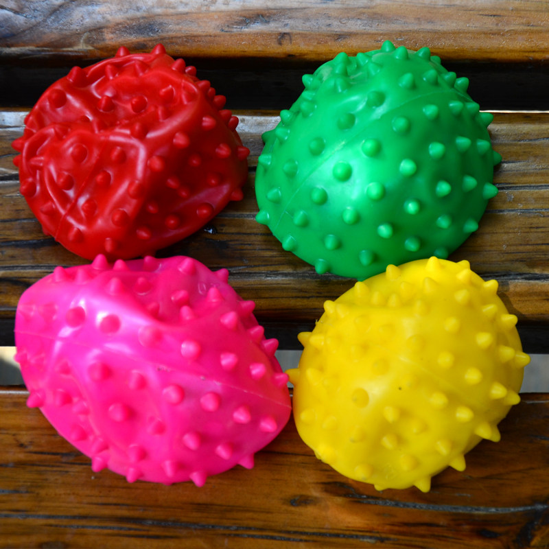 玩具迷你小号按摩刺球幼儿皮球感官训练健身球球类玩具