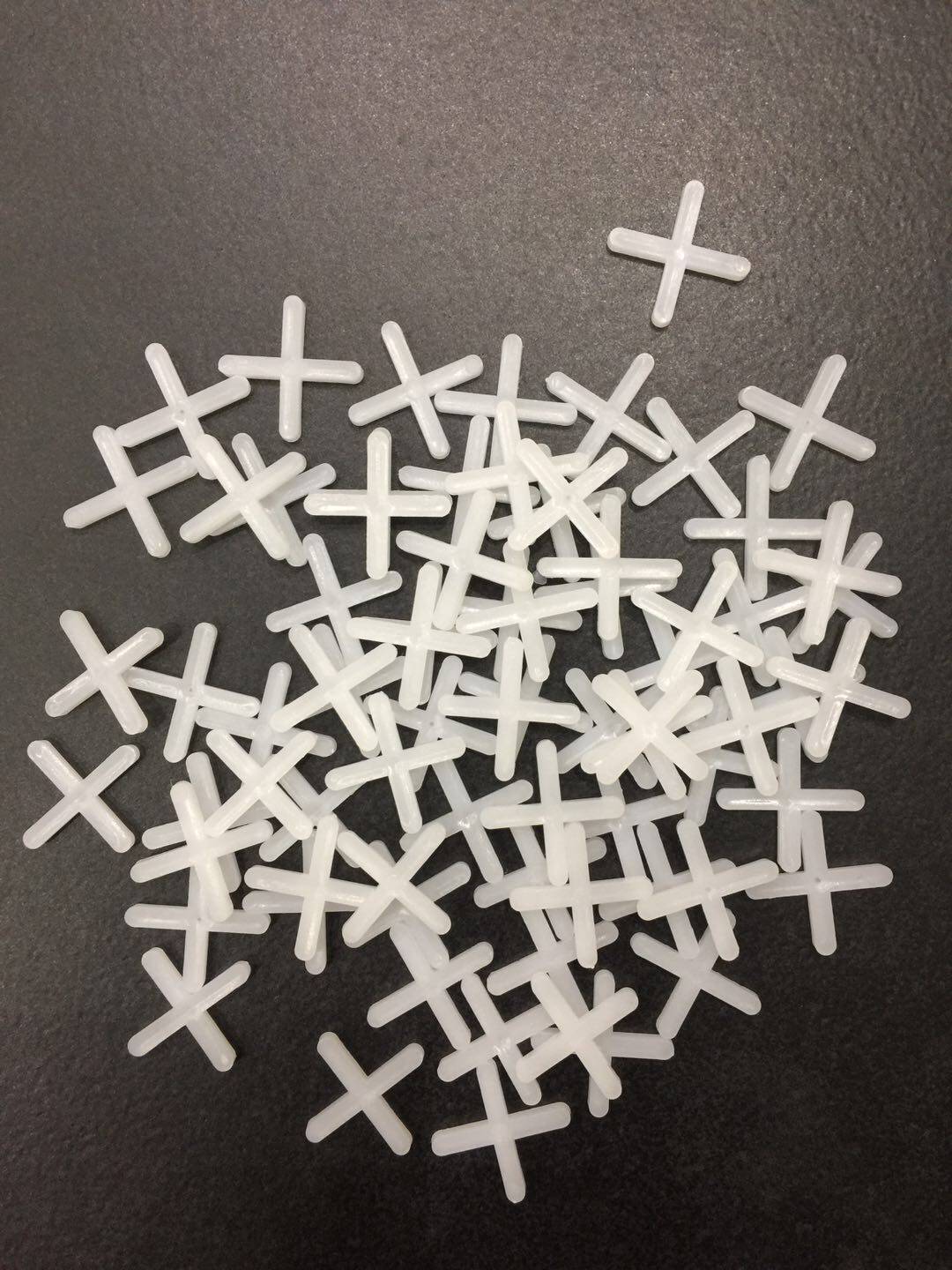 瓷砖贴砖十字1mm15mm2mm3mm卡子十字架留缝定位器十字卡