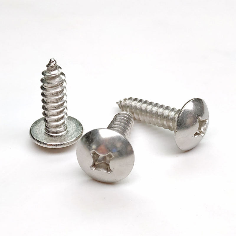 m3m4m5m6mm不锈钢扁头自攻螺丝钉蘑菇1620253560螺钉