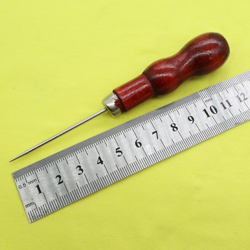 千枚打孔钩针工具鞋子锥补锥缝直孔上线鞋底锥子