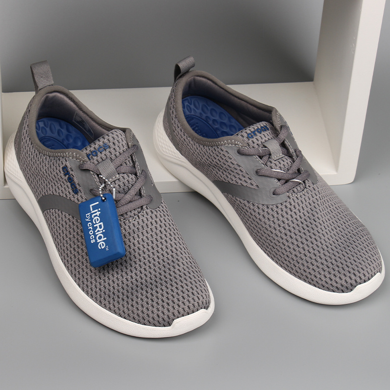 Crocs春秋男鞋卡骆驰舒适减震LiteRide户外休闲轻便帆布鞋 205678