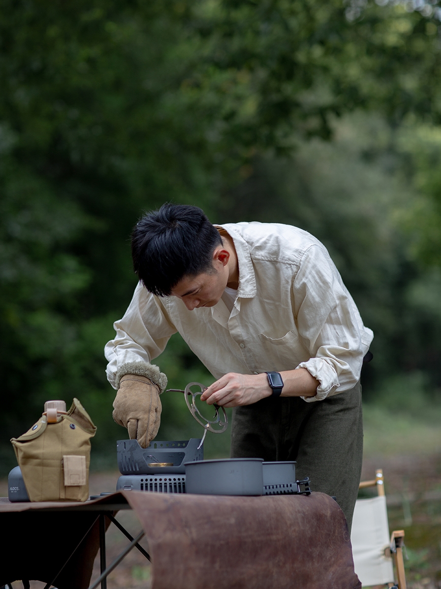 秋天的五色棉麻衬衫