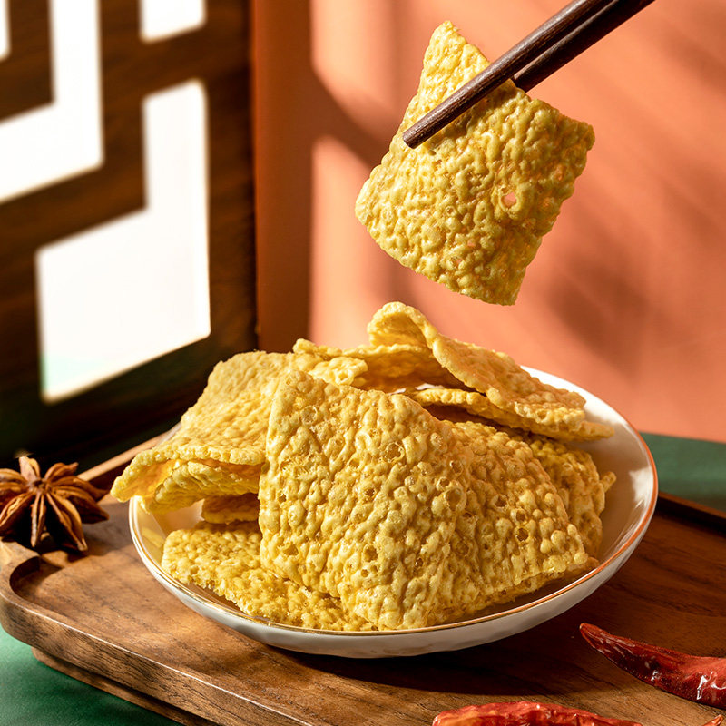 环太苦荞片凉山荞麦锅巴薯片牛排香味休闲办公室膨化食品
