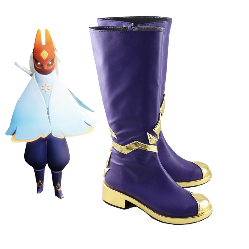 sky光遇cos鞋子音韵季白鸟白鸟平菇头cosplay靴子动漫t恤