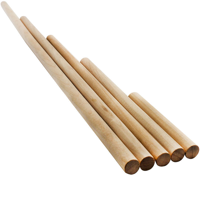 实木禾木榉木手工diy建筑模型制作材料小木棍圆木棒圆木条10-60cm