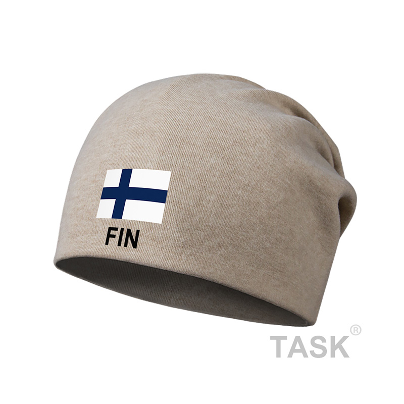 芬兰finland国家新款薄款堆帽子男女保暖围脖头巾帽子