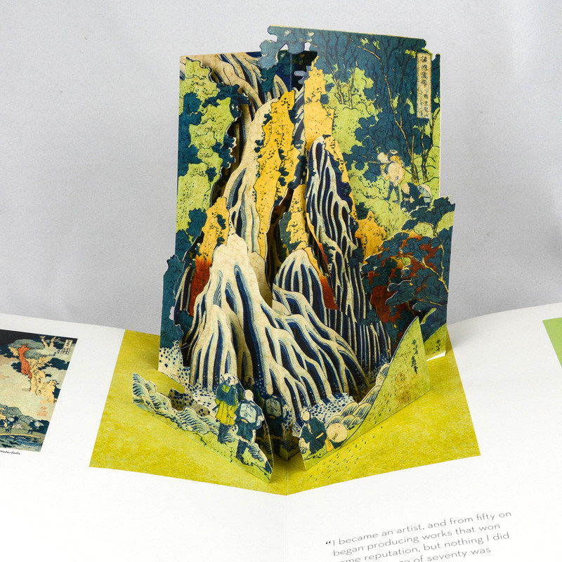 现货立体画集作品大师绘画艺术浮世绘北斋葛饰艺术类原版书