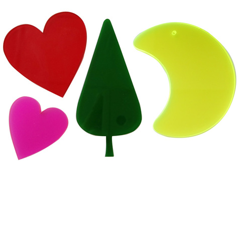 彩色亚克力板定做半透明有机玻璃板1mm2/3/5mm红黄蓝绿紫橙灰整张