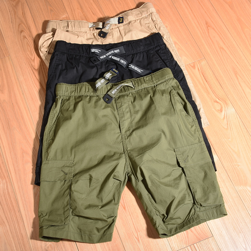 出口日本外贸尾单 工装休闲裤 五分裤男士夏季短裤 潮流剪标尖货
