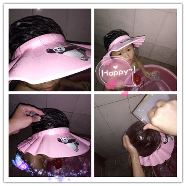 老人洗头帽洗发帽防水帽护耳护眼帽成人小孩老人通用款儿童洗发帽