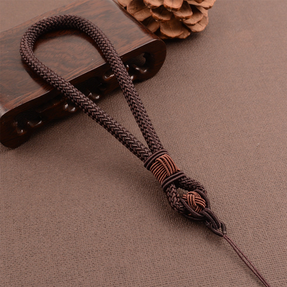 手把件挂文玩把玩绳子汽车钥匙翡翠玉器短款绳