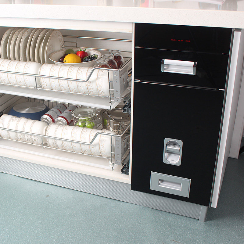 厨房嵌入式304不锈钢米箱橱柜米桶自动计量储米柜防虫防潮大容量