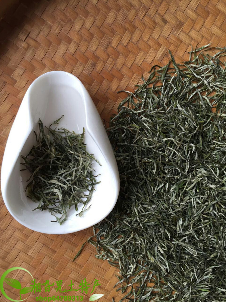湖南茶叶绿茶石门银峰特级明前高山有机绿茶2022年新茶