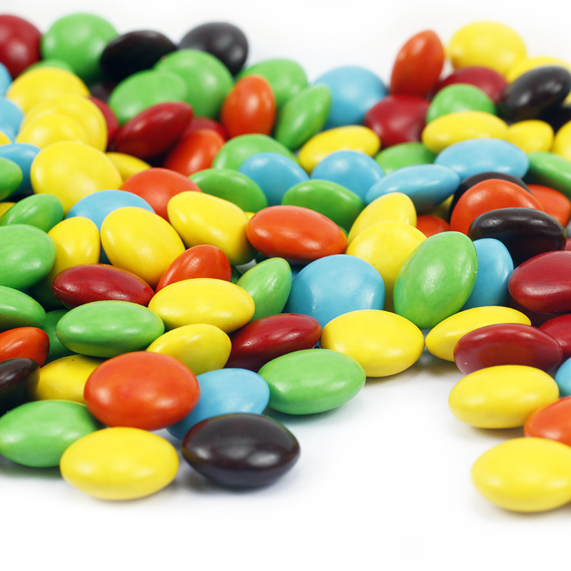 巧克力2斤冲量促销彩虹糖果小孩零食食品女孩巧克力制品