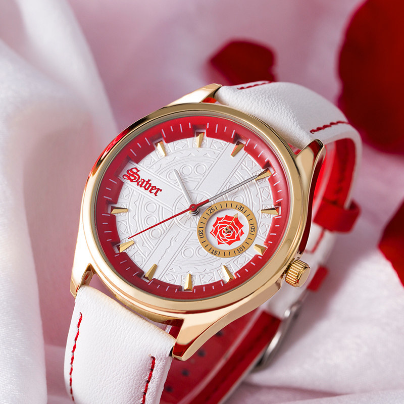 fate手表幸运石正版联名二次元动漫周边fgo尼禄saber动漫手表