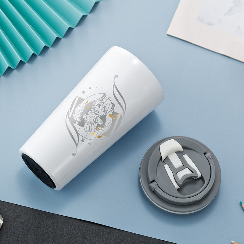 初音未来水杯miku联名保温杯随手幸运石官方二次元动漫周边动漫水杯