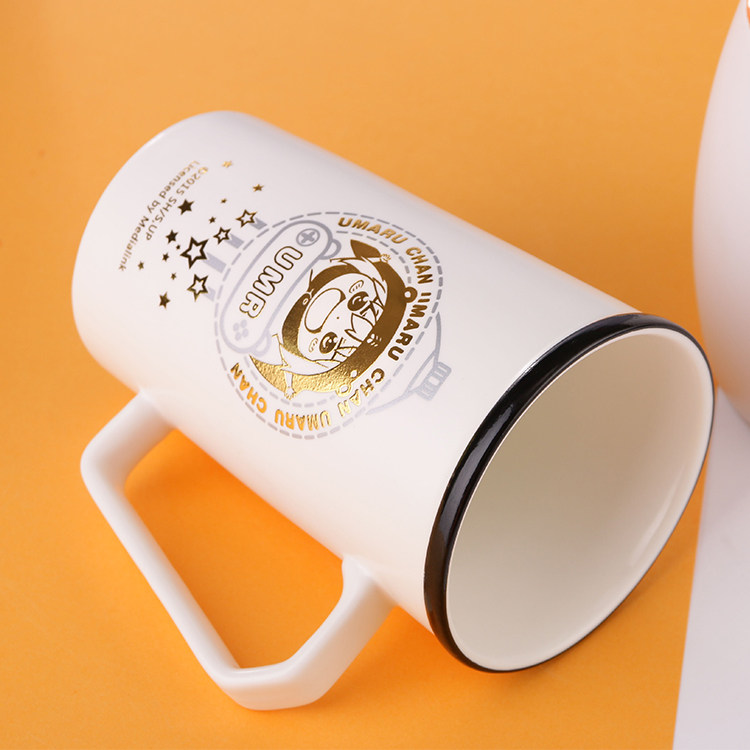 干物妹小水杯正版授权幸运石动漫周边土间陶瓷杯子动漫水杯