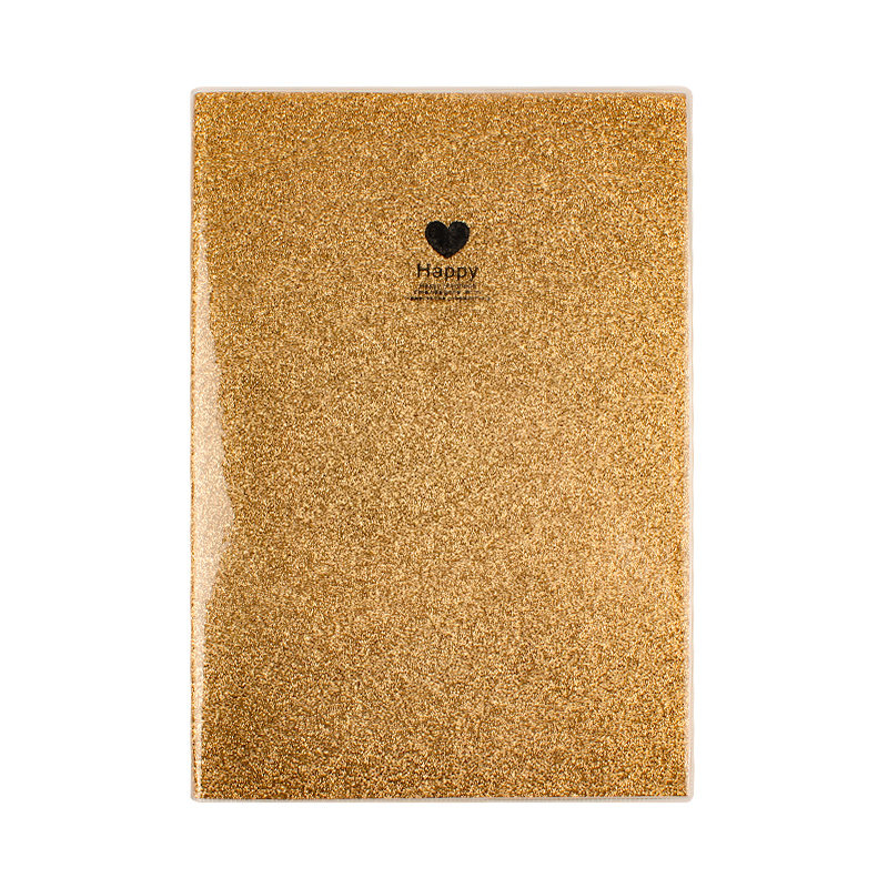 正品百正闪光封面软胶笔记本珠光记事簿日记本学生笔记本