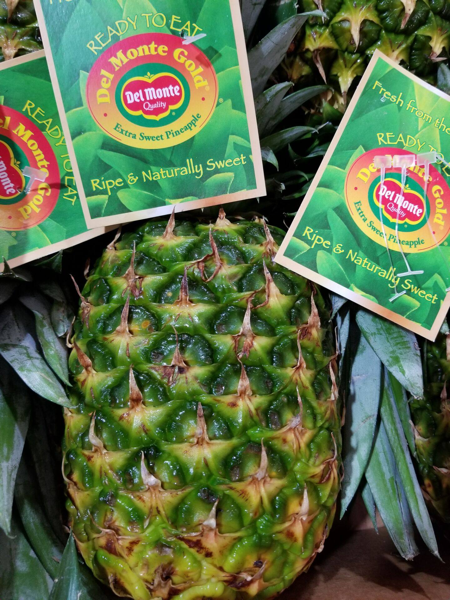 菲律宾凤梨无刺菠萝进口新鲜水果11001400g2个装4个凤梨