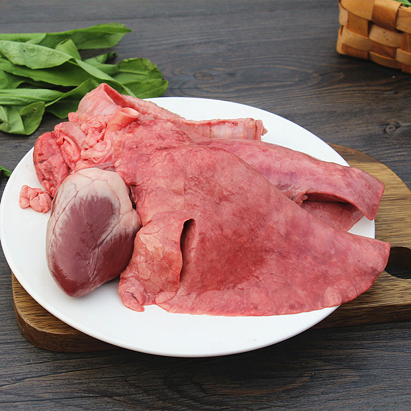 新鲜羊肺羊心现杀羊杂下水下货内脏羊肚羊肠其它羊肉类