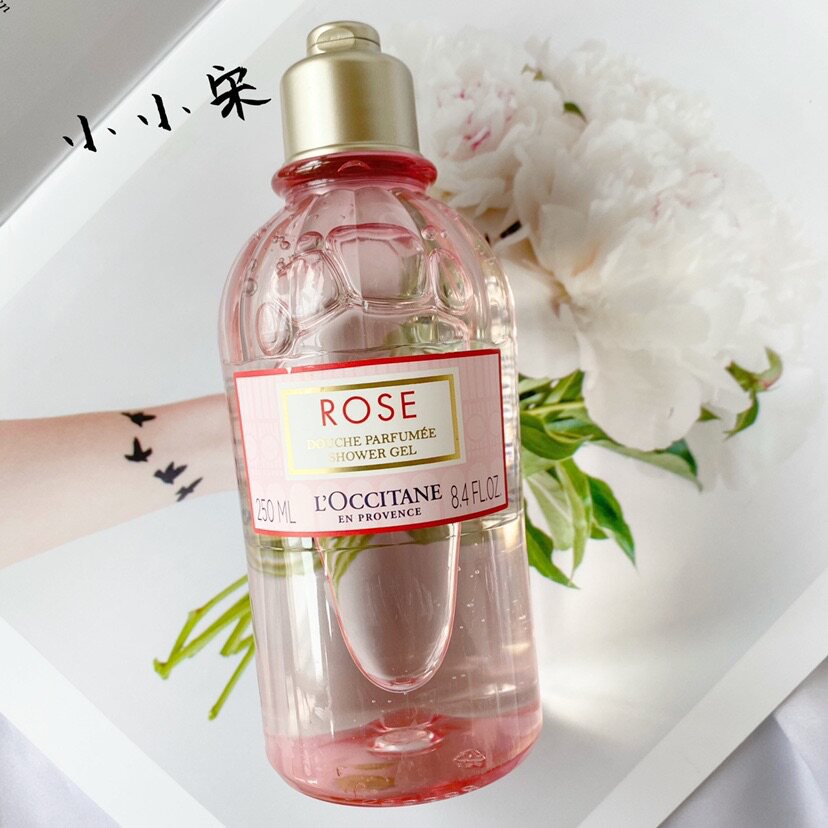 现货欧舒丹玫瑰之心沐浴露250ml全身补水保湿沐浴沐浴露