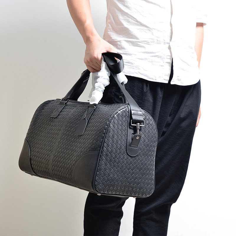 jiabv旅行袋短途男士出差商务商务旅行旅行包大容量真皮旅行袋