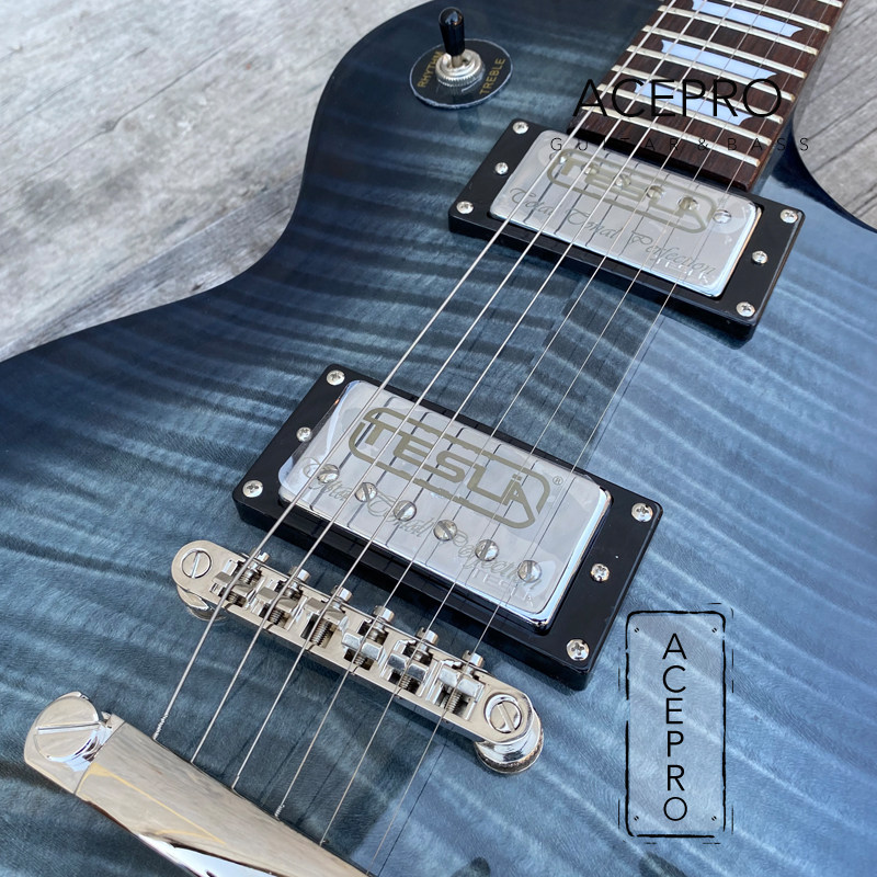 顺丰acepro爱艺tesla手工拾音器缺角摇滚重金属吉他吉他电吉他