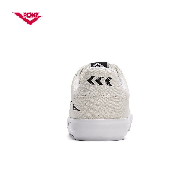 pony波尼板鞋男女低帮情侣耐磨潮流本白涂鸦板鞋