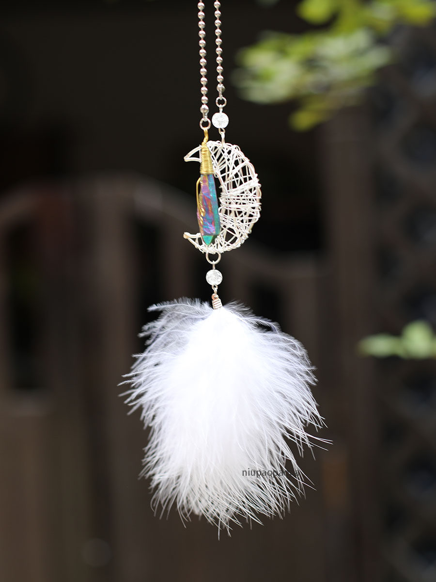 捕梦网风铃吊坠挂饰挂件室内森系捕能网风捕梦空中吊饰