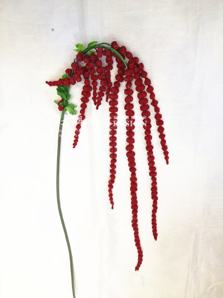 壁挂仿真效果垂吊植物高档高仿真绿植情人鸡冠仿真花