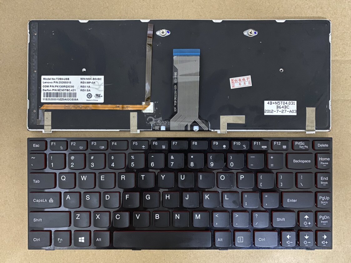 原装联想y400y430y410y500y510笔记本电脑内置键盘键盘