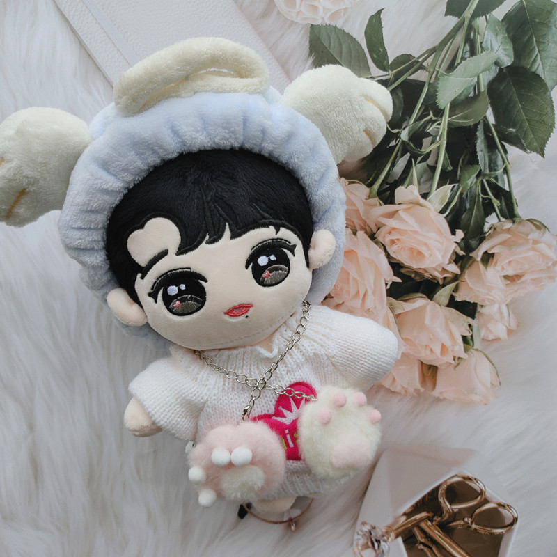 25cm肖战人形公仔棉花娃娃明星换装玩偶可爱毛绒布艺类玩具