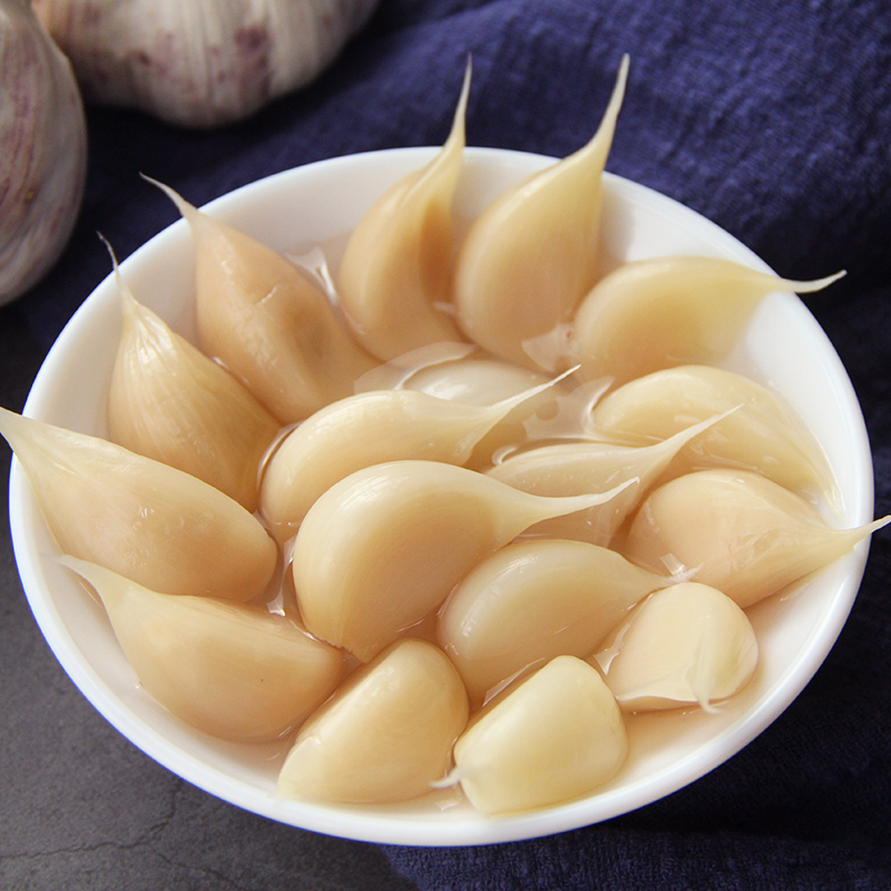 糖醋蒜头糖蒜邳州大蒜腌蒜蒜瓣水晶甜蒜袋装腌制