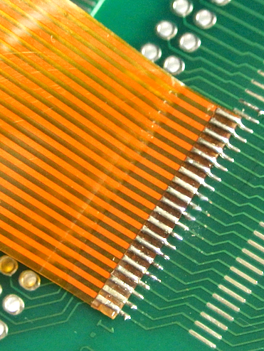 fpc柔性扁平焊接黄色10pin排线间距254mm电路板排线