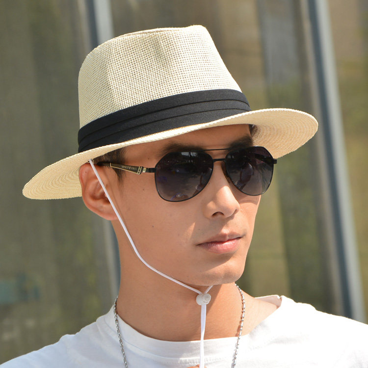 男士盛唐帽子遮阳帽草帽凉帽大帽沙滩防晒夏天帽子